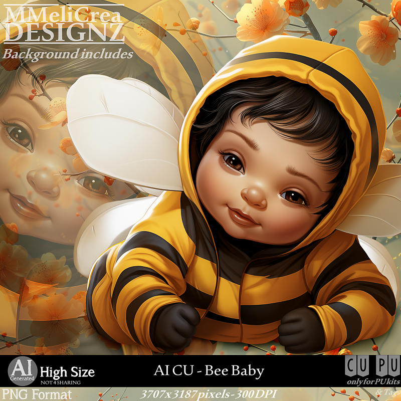(image for) AI - CU Bee Baby (CU4PU/PNG)